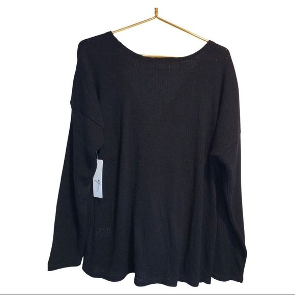 NTW Andrea Jovine Low Vneck Tie with Sleeves Sweater Blouse - Picture 2 of 6